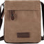 Canvas Messenger Bag – Vintage Crossbody Shoulder Bag for Travel Work Everyday Use