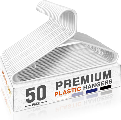 Plastic Hangers (Pack of 50)