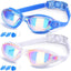 Swim Goggles, 2 Pack Goggles Swimming Adult Swimming Goggles for Women Men Youth Teen Kids
