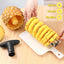 Stainless Steel Pineapple Corer and Slicer with Sharp Blade for Fruit Rings and Diced Pineapple