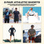 5-Pack Men's Quick Dry Athletic Shorts with Pockets for Gym, Running, and Basketball