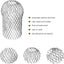 Gutter Downspout Guards - Aluminum Leaf Filter Strainer - Expandable Debris Blocker