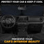 Car Windshield Sun Shade - UV Heat Protection - Foldable Visor for Interior Cooling