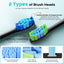 Electric Toothbrush for Adults – Sonic Toothbrush with 5 Cleaning Modes & Travel-Friendly Design
