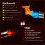 Propane Grill Torch Adjustable Flame - Cooking Torch for BBQ Searing - Sous Vide Use