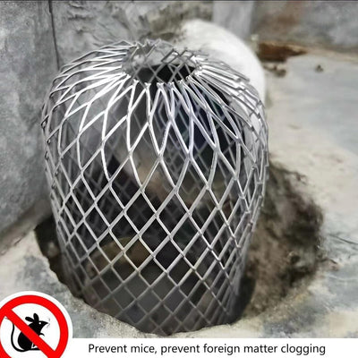 Gutter Downspout Guards - Aluminum Leaf Filter Strainer - Expandable Debris Blocker