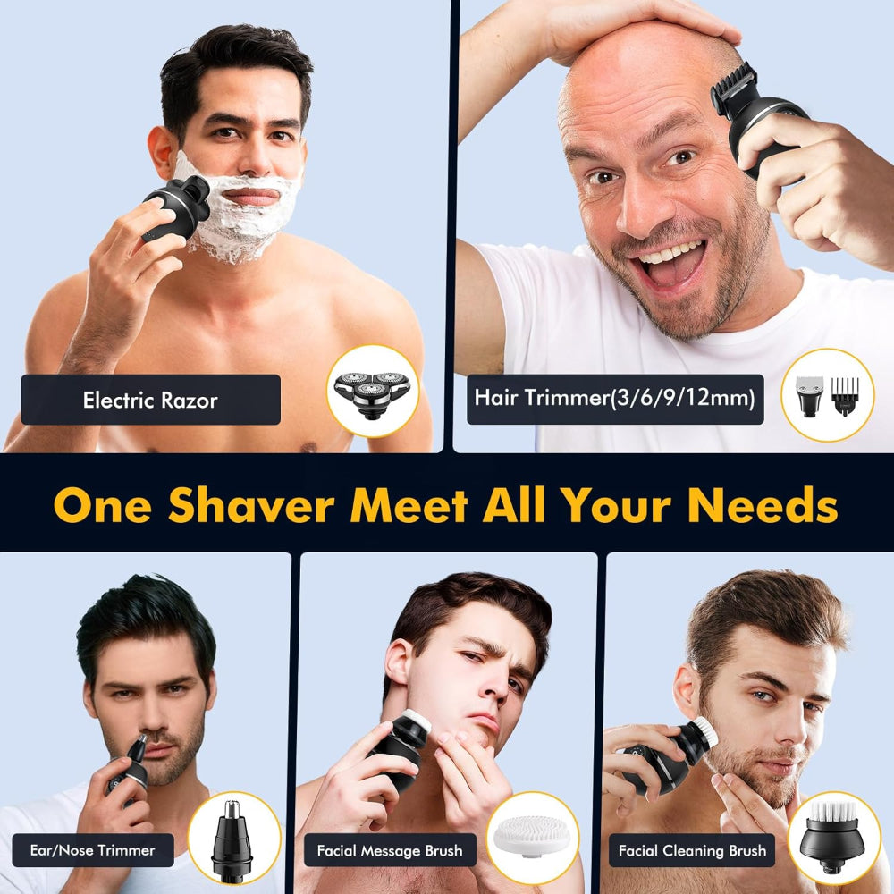 Rechargeable Razor Set Electric Razor – Cordless Rechargeable, Wet Dry Shaver, Grooming Kit ...
