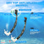 Adult Snorkeling Gear Set - Panoramic Anti Fog Snorkel - Mask with Travel Bag