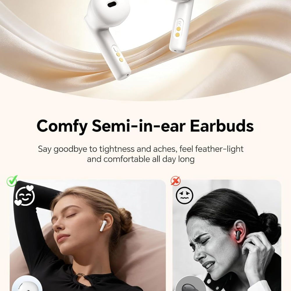 Wireless Bluetooth Earbuds - Waterproof Earphones with Mic - Long Battery Life