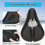 Gel Bike Seat Cover - Padded Bicycle Saddle Cushion for Indoor and Outdoor Cycling
