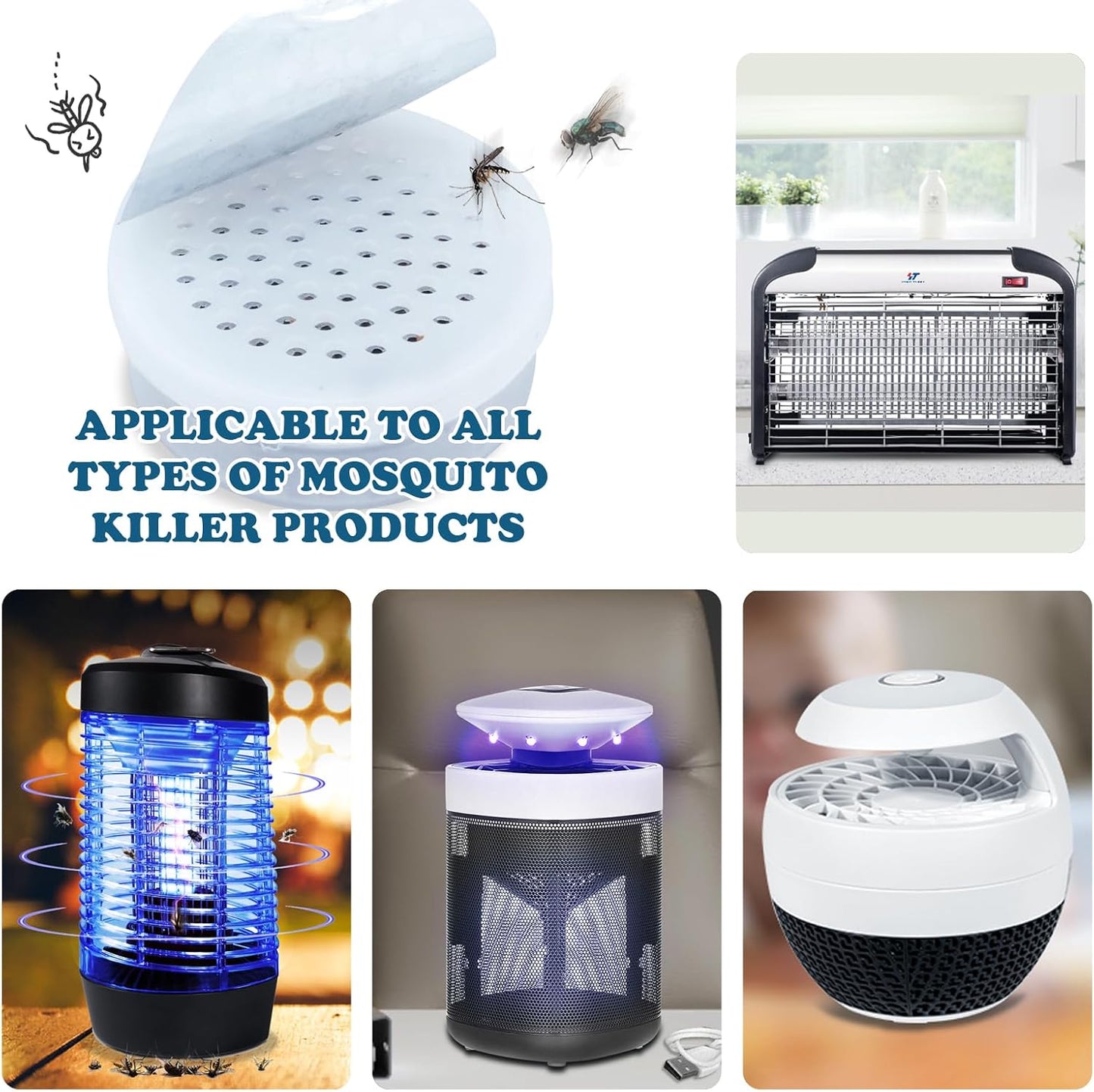 Octenol Pest Lures 90 Days Supply 2023 Upgraded, 3PCs Biting Insect Attractant Refill Cartridge for Fly Traps, Bug Zappers, Mosquito Attractants, Universal Fit (3PCS in 1 Pack)