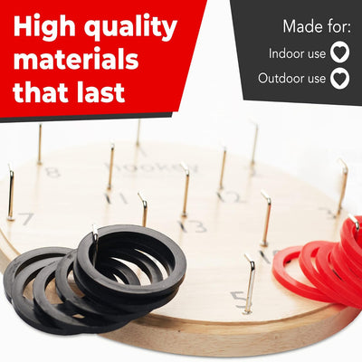 Ring Toss Game for Adults & Kids - Indoor & Outdoor Games for Family & Friends