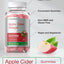  Vegan Apple Cider Vinegar Gummies 90 Count, Non-GMO, Gluten-Free ACV Supplement