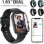 Smart Watch with Fitness Tracker, Heart Rate Monitor, and Waterproof Design