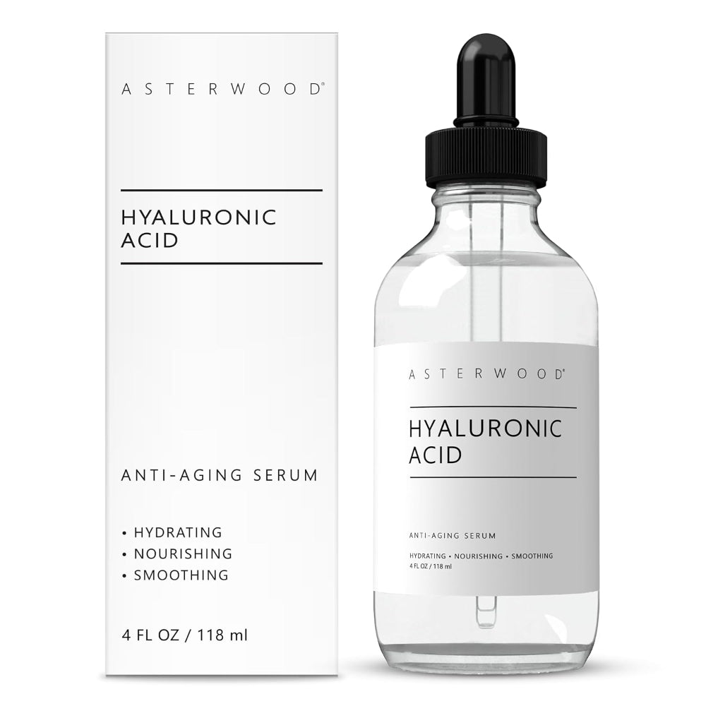 Hyaluronic Acid Serum for Face – 1oz Fragrance-Free Hydrating Anti-Aging Skin Plumping Formula