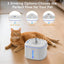 Automatic Cat Water Fountain with Filters - Ultra Quiet Pet Water Dispenser 84oz