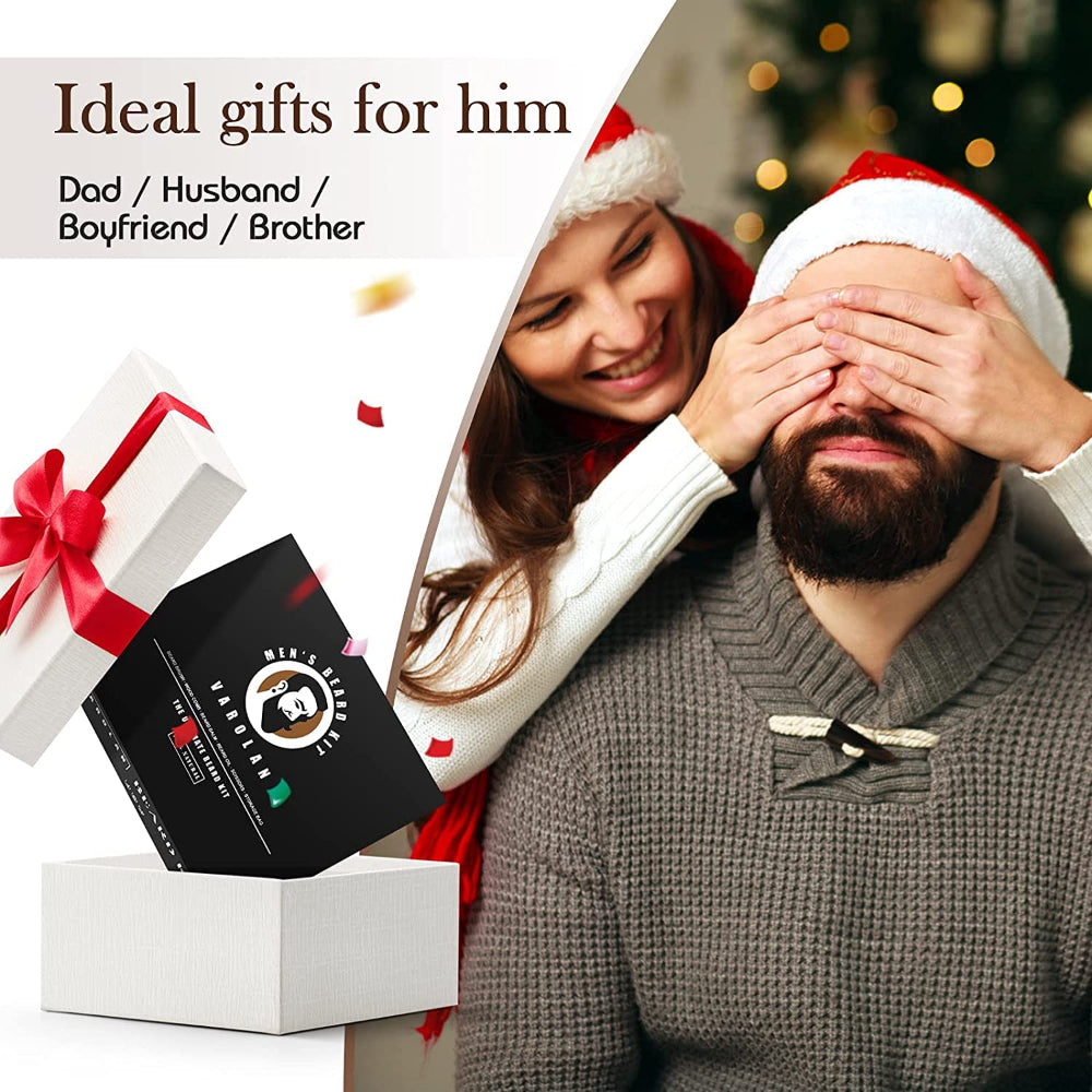 Beard Grooming Kit – Men's Beard Care Set, Trimming & Styling Grooming Accessories