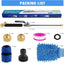 2 Nozzle Hydro Jet Water Hose - Nozzle Wand Sprayer for Car Washing, Plant Watering, and Cleaning