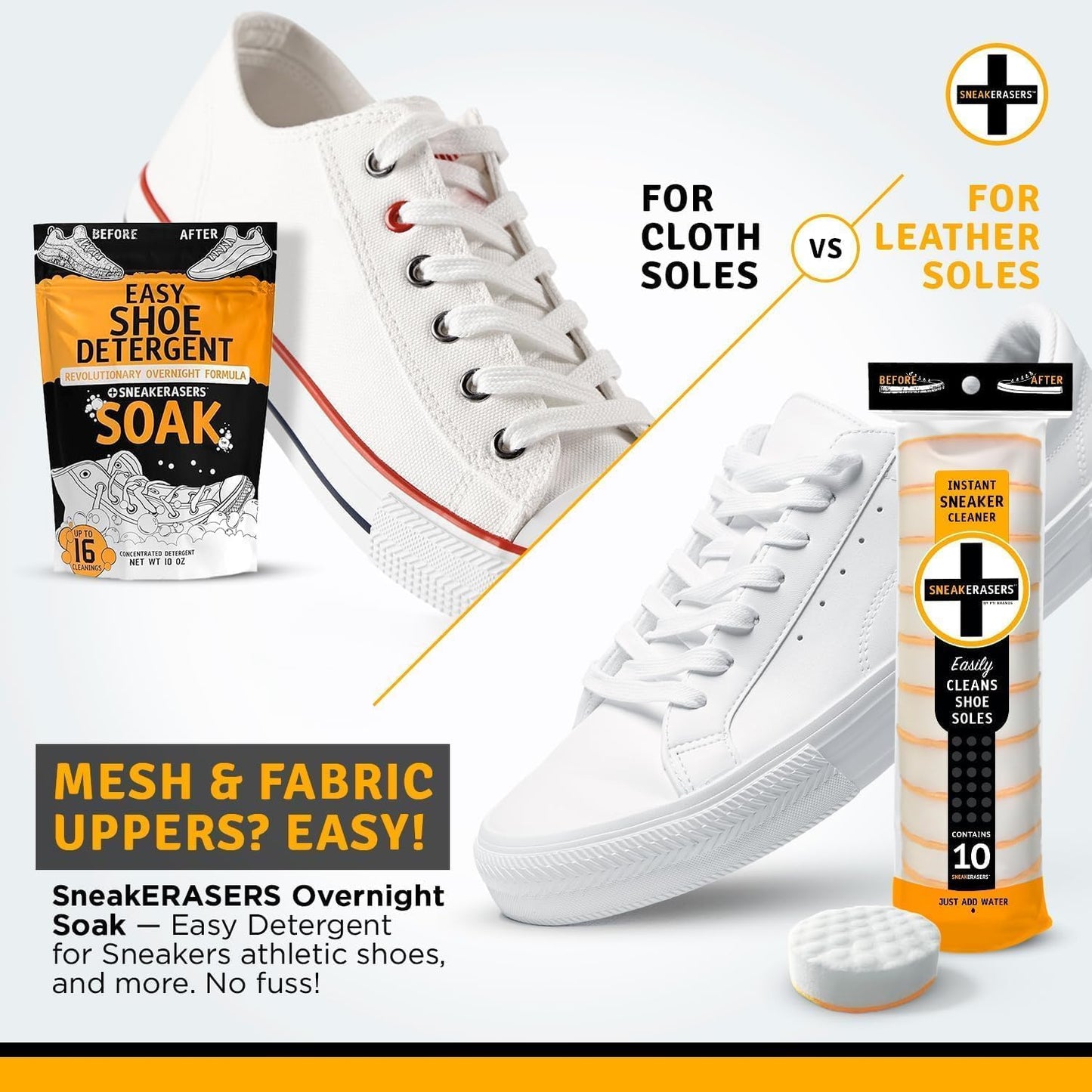 1 Pack of Sneaker Eraser Instant Sole and Shoe Cleaner