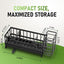 Kitchen Sink Caddy Sponge Holder with Brush Storage and Stainless-Steel Organizer