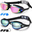 Swim Goggles, 2 Pack Goggles Swimming Adult Swimming Goggles for Women Men Youth Teen Kids
