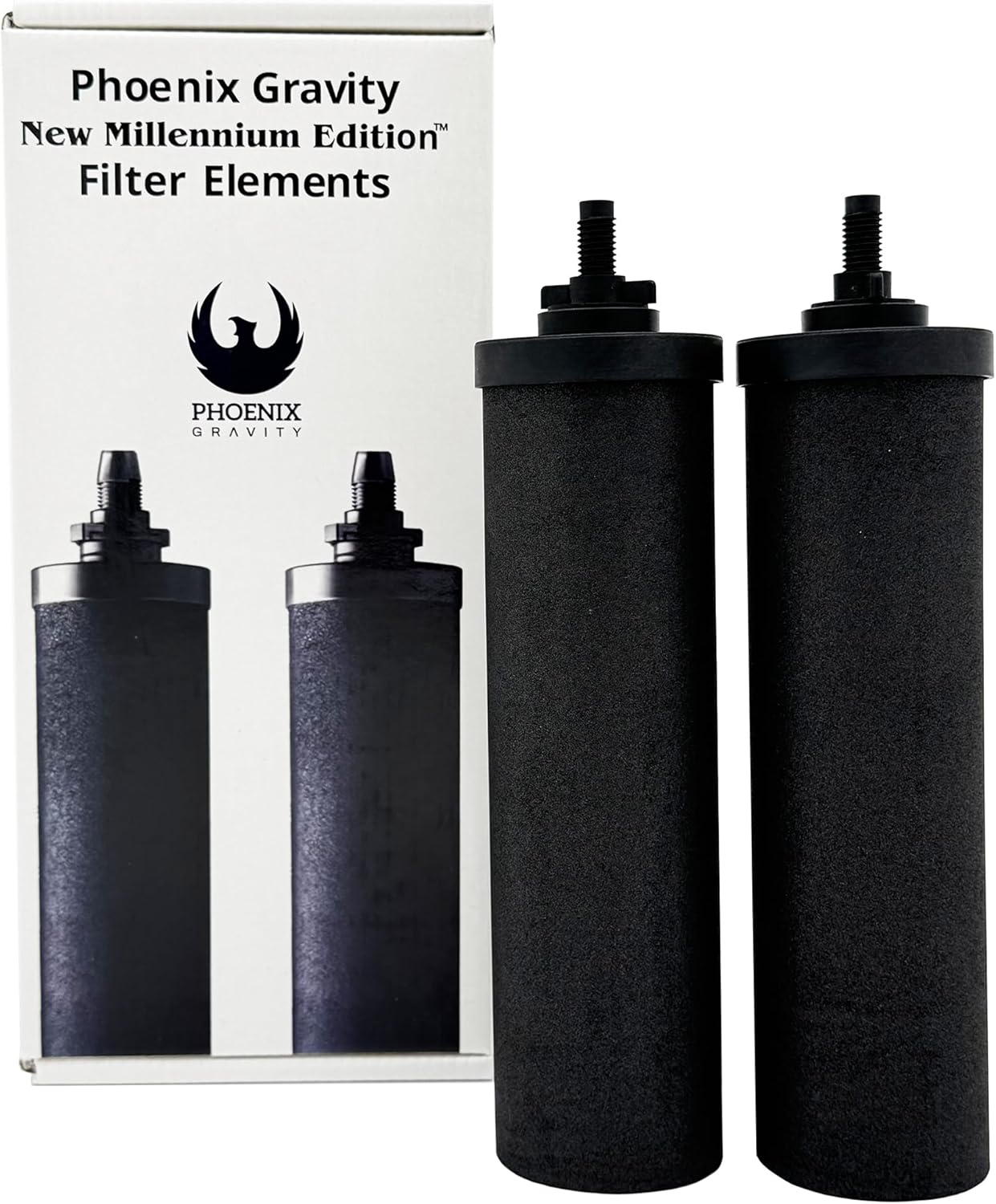 Phoenix Gravity New Millennium Edition Filter Elements for Berkey Systems (Set of 2) – Official BB9-2 Replacement