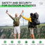 Walkie Talkies Long Range - Rechargeable Two Way Radios with NOAA, VOX and Flashlight