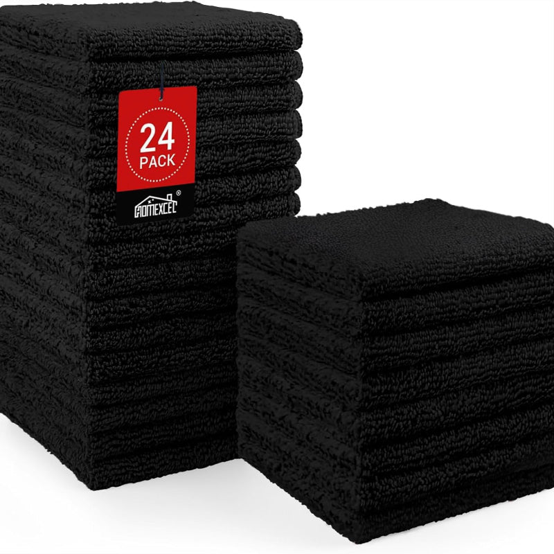 Microfiber Washcloths- Highly Absorbent and Soft Face Towel, Multi-Purpose 