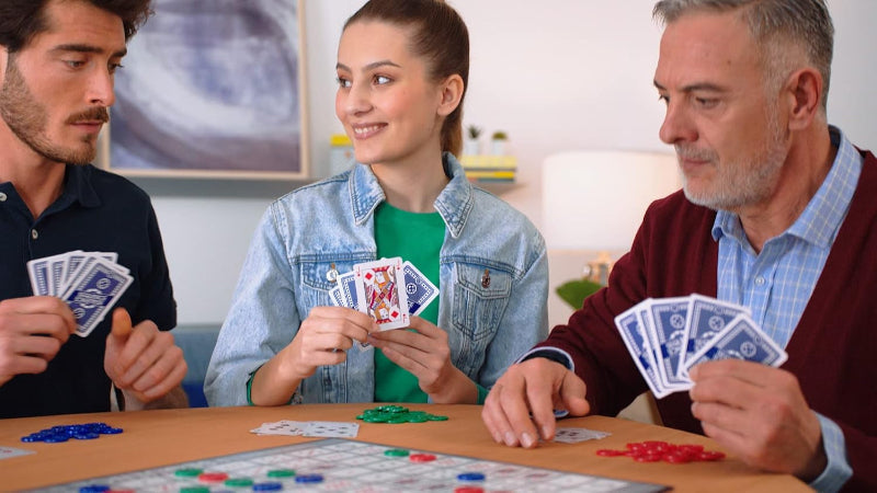 Original SEQUENCE Game with Folding Board, Cards, and Chips