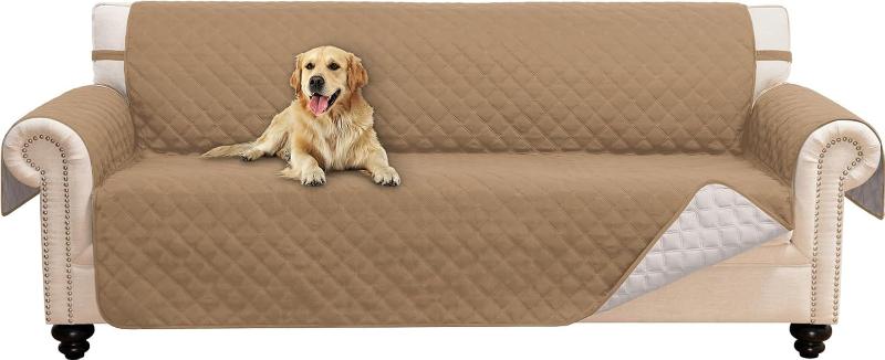 Couch Cover for 3 Cushion Couch Sofa  - Pet Friendly, Washable Slipcover