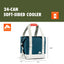 Soft Sided Cooler Bag - Insulated Folding Lunch Cooler for Travel Camping and Outdoor Use