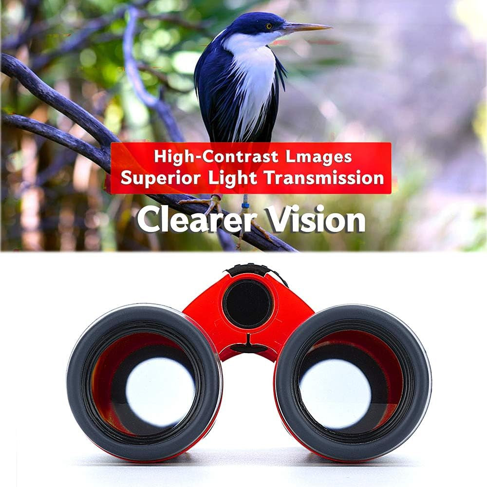 Compact Binoculars Waterproof 5X30 Optical Lens Including Compass