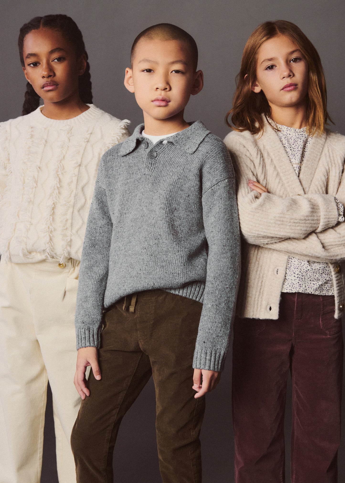 MANGO Boys’ Corduroy Pants with Elastic Waist – Cotton Stretch Size 9