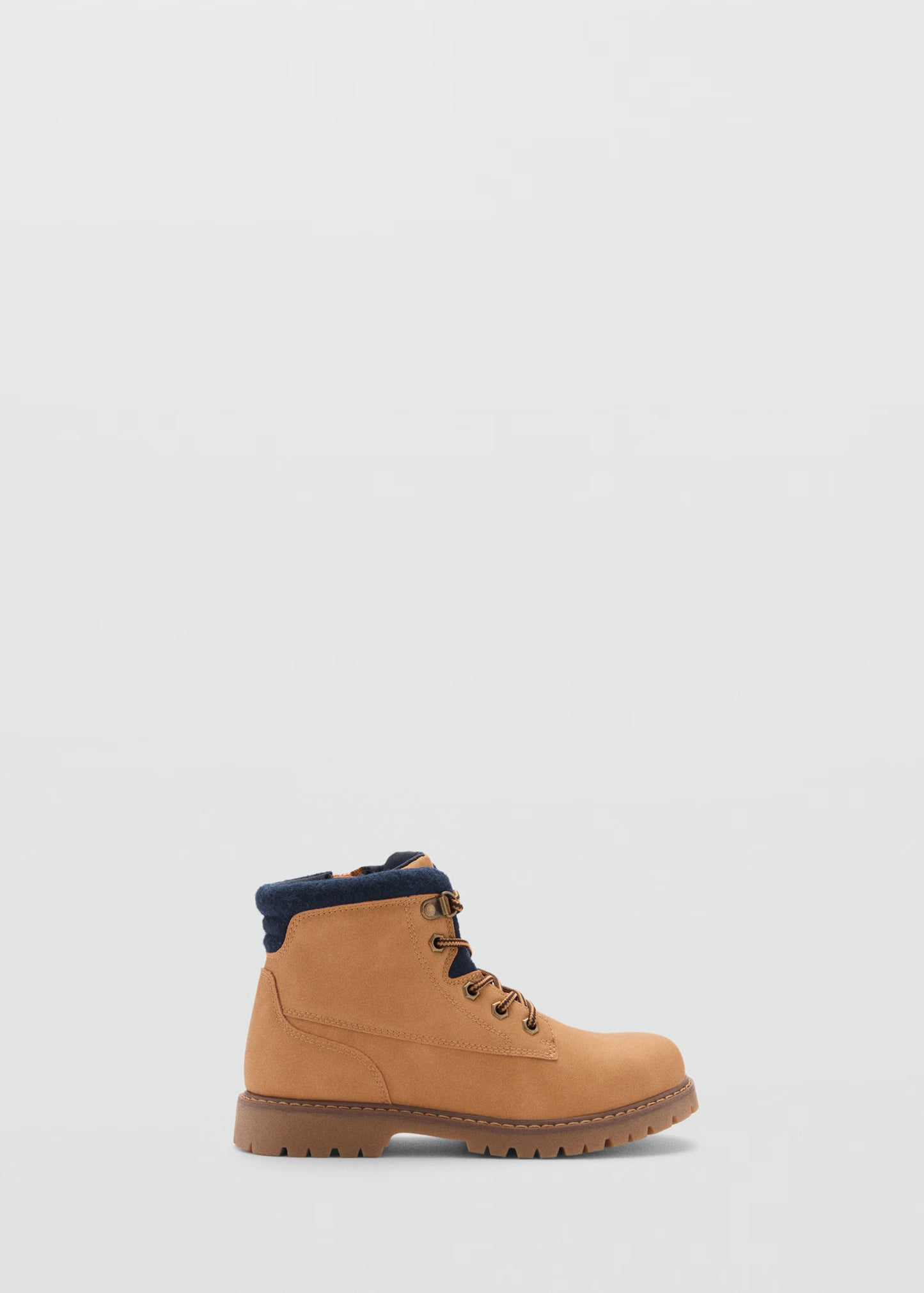 MANGO Boys’ Lace-Up Mountain Boot - Size 2.5
