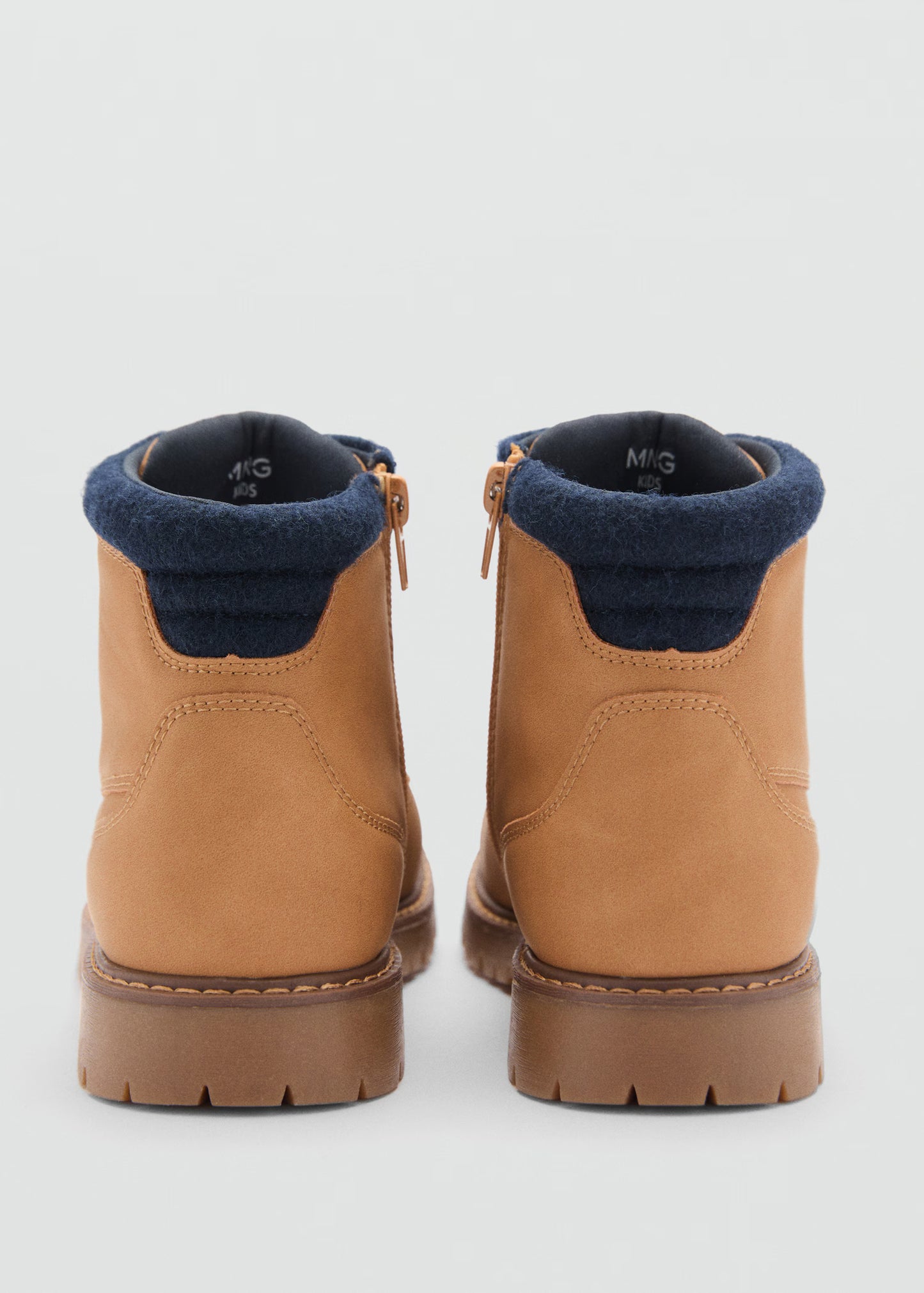 MANGO Boys’ Lace-Up Mountain Boot - Size 2.5