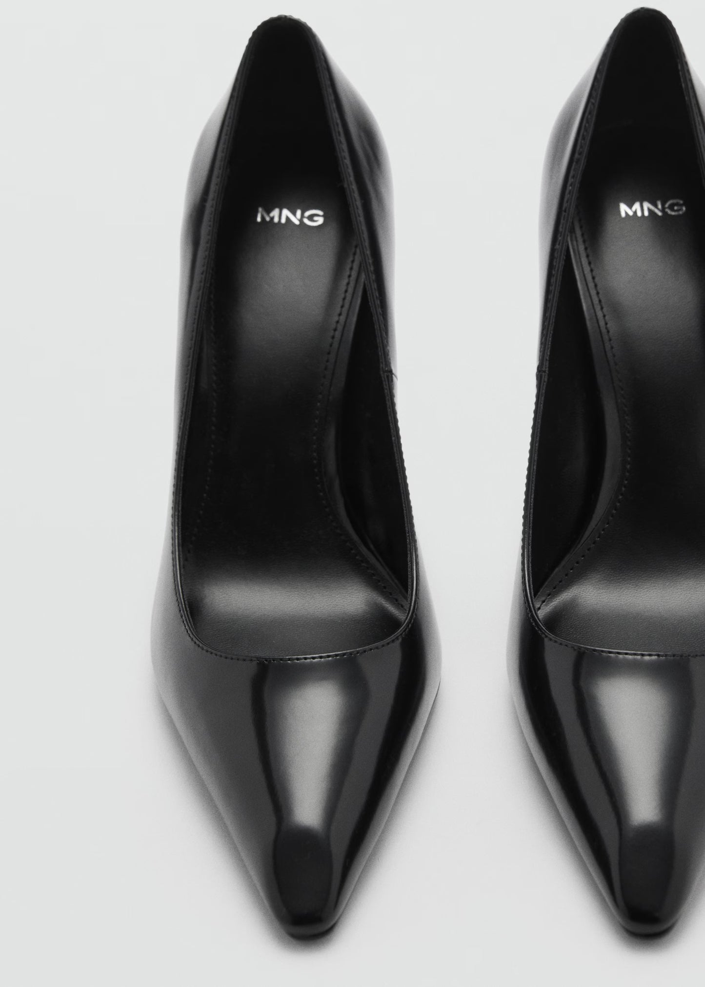 Leather Stiletto Heel Shoe – Timeless Elegance SIZE-8.5