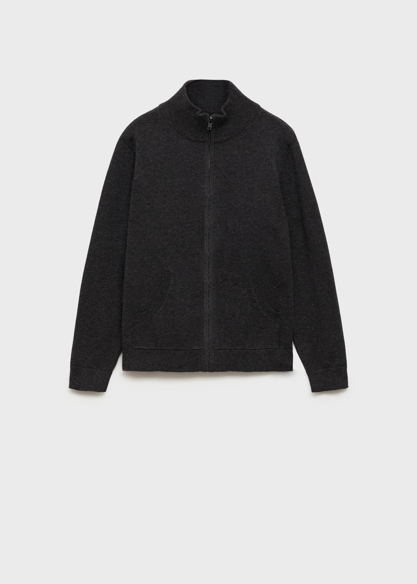 MANGO Boys’ Zip-Up Knit Cardigan – Back to School Collection size 9