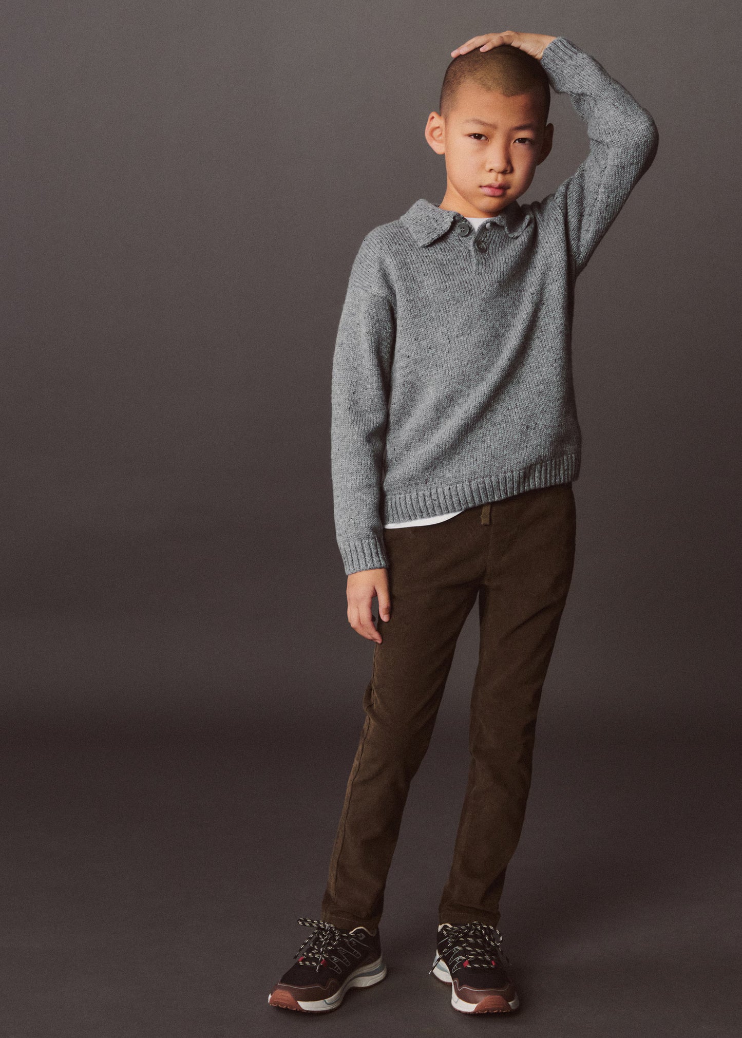 MANGO  two-tone kids’ sneakers SIZE-2.5