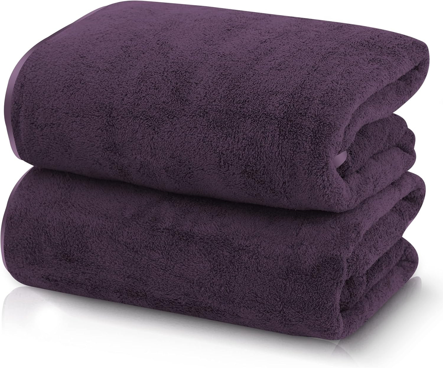 6 Pack Ultra Soft Microfiber Towel Set- 2 Bath Towels, 2 Hand Towels, 2 Washcloths