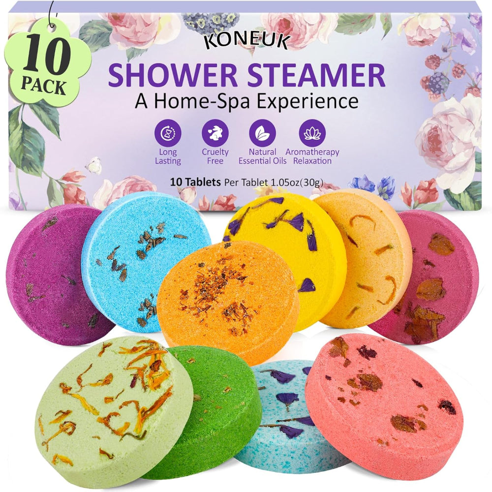 Shower Steamers – Aromatherapy Shower Bombs with Essential Oils for Re ...
