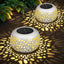 Solar Outdoor Lanterns 2 Pack – Waterproof Hanging Garden Lights with Warm & Cool Lighting Modes