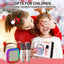 Mini Karaoke Machine with 2 Microphones - Portable Bluetooth Speaker with Wireless Microphones