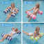 4 Pack Inflatable Pool Floats - Water Hammock Loungers for Summer Fun