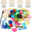 30 Piece Cat Toy Set - Interactive Kitten Toys with Wand Balls Springs and Bells