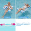 4 Pack Inflatable Pool Floats - Water Hammock Loungers for Summer Fun