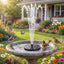 Solar Fountain Pump – Floating Bird Bath Water Fountain with 6 Nozzles for Garden Pond