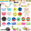 30 Piece Cat Toy Set - Interactive Kitten Toys with Wand Balls Springs and Bells