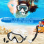 Adult Snorkeling Gear Set - Panoramic Anti Fog Snorkel - Mask with Travel Bag
