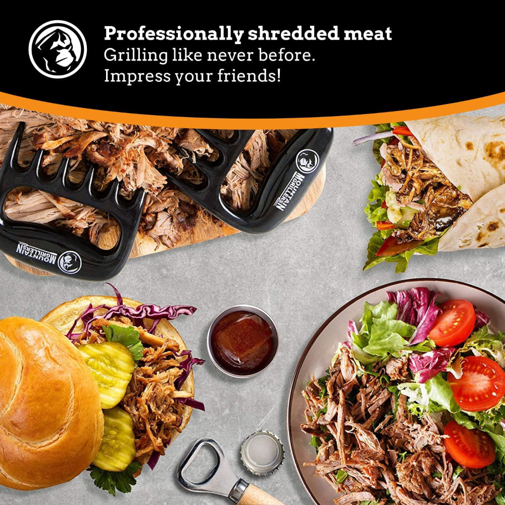 BBQ Meat Claws for Shredding Pulled Pork, Beef, Chicken, and Barbecue Meats