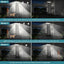 2-Pack Solar Motion Sensor Flood Lights with 3 Adjustable Heads and 200 LEDs